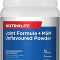 NEW NUTRALIFE Joint Formula + MSM Unflavoured Powder 1KG Nutra-Life Glucosamine