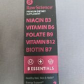 Raw Science Liquid Vitamin B Complex Supplement Energy Hair Skin Nails EXP 4/24