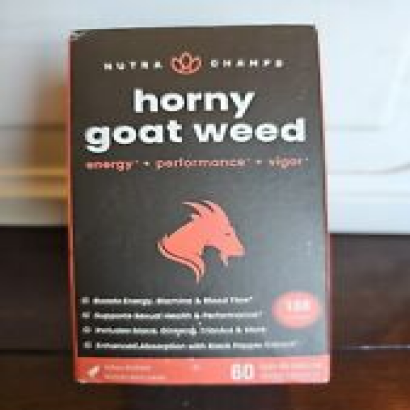Horny Goat Weed for Men & Women | 1000mg Epimedium Energy Supplement ...