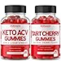Keto ACV Gummies for Weight Loss Advanced Formula (60 Gummies) and Tart Cherry Gummies with Celery Seed Extract (90 Gummies)