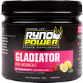 New Ryno Power Gladiator Pre-Workout Drink Mix - Strawberry Lemonade 30 Servings