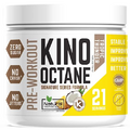 Kino Octane Pre-Workout Supplement Powder for Men and Women, Elevated Energy and Incredible Pumps for Muscle Growth (Tropic Thunder)