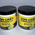 TWO CON-CRET Patented Creatine HCl Lemon Lime 48 Servings Diet Supplement