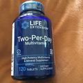LIFE EXTENSION TWO PER DAY Multi-Vitamin ~ 120 tablets ~ high potency ~ sealed