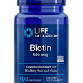 Biotin 600 mcg Life Extension 100 capsules - Dietary Supplement