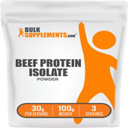 BulkSupplements Beef Protein Isolate Powder - Paleo Protein Powder - Keto