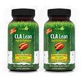 Irwin Naturals CLA Lean Body Fat Reduction High Potency Conjugated Linoleic Acid - Weight Management Supplement & Exercise Enhancement with Safflower & Coconut Oil - 80 Liquid Softgels (Pack of 2)