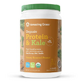 Amazing Grass Vegan Protein & Kale Powder: 20g of Organic Protein + 1 Cup Leafy Greens per Serving, Honey Roasted Peanut, 15 Servings, 0.7 Ounce (Pack of 1)