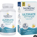 Nordic Naturals Ultimate Omega-3 Lemon 1280mg Sealed Bottle 120 Softgels