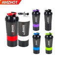 Amz Hot 500ml Fitness PP Water Bottle Protein Shaker