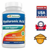 Best Naturals Hyaluronic Acid 100 mg 120 Capsules - Supports Healthy Joints/Skin