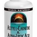 Source Naturals Acetyl L-Carnitine & Alpha-Lipoic Acid 650mg 650 mg 120 Tabs
