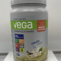Plant-based Vega Essentials Shake Mix Vanilla 21.9oz, 20g Protein Best By Mar 23