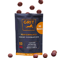Performance Bites | 23g Protein | Pre-Workout, Caffeine, 20+ Vitamins & Minerals | Muscle and Endurance | Gluten Free | Plant Based Energy Snack for Athletes and BodyBuilders (60g, 10 Bags)
