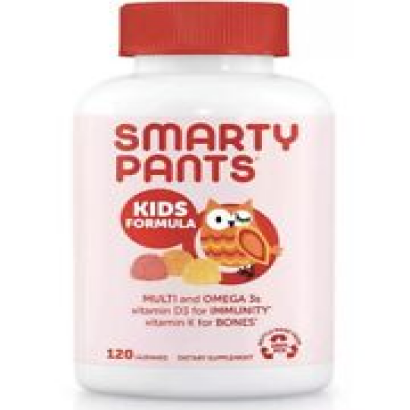 Smartypants Gummy Vitamins w/ Omega 3 Fish Oil and Vit D Open Bottle W/52 Count