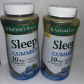 Nature's Bounty Sleep Gummies 10mg Melatonin 140ct Blueberry 5/24 get 2