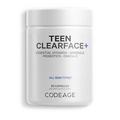 Codeage Teen Clearface Adolescent Face, Skin, Pimples, Vitamins A, C, D Capsules