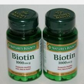 2pk Nature's Bounty Biotin 100ct Each Bottle. Exp6/25. 586ae