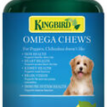 Lot of 2 Omega Chews Gummy Formulated for Puppy Dogs and Pets - 90 Count