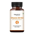 Trufitt Vitamin D3 K2 MK7 | Plant Based Veg Vitamin D3 Supplement Lichen Source