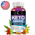 Keto ACV Diet Gummies-Fat Burner BHB Weight Loss Appetite Suppressant 20000000MG
