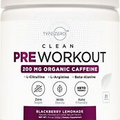 Type Zero Clean Pre Workout (11.3 oz | BlackBerry Lemonade) Organic Caffeine