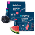 DripDrop Hydration - Electrolyte Powder Packets - Watermelon & Berry - 64 Count