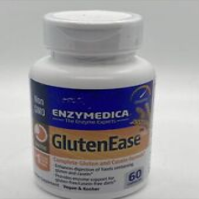 Enzymedica GlutenEase Complete Gluten Casein  Sup 60 Caps Exp 11/2024