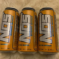 RARE 3 Cans of NOS Nitrous Infused Mango Energy Drink (16 Oz)