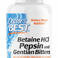 Doctor's Best, Betaine HCL Pepsin & Gentian Bitters 360 capsules BETAIN HCL