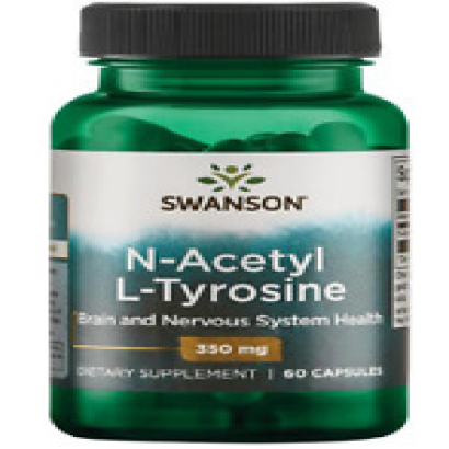 Swanson N-Acetyl L-Tyrosine 350 mg 60 capsules NALT