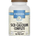 Freeda SCD Calcium Kosher Calcium Citrate Supplement 180 Veg Caps BB 08/23