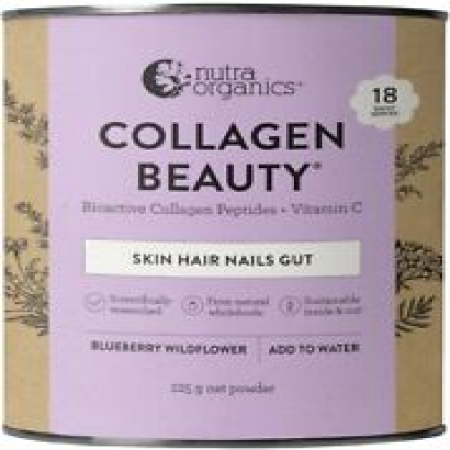 Collagen Beauty Collagen Peptides Blueberry Wildflower 225g Nutra Organics