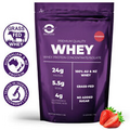 2KG  - WHEY PROTEIN ISOLATE / CONCENTRATE - STRAWBERRY -  WPI WPC