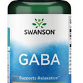 Swanson, GABA 750mg Maximum Strength - Gamma-Aminobutyric Acid - 60 Capsules