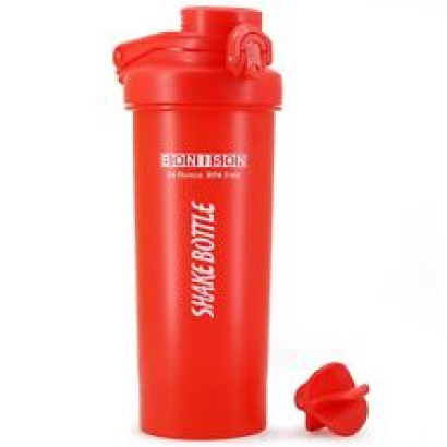 24oz AUTO FLIP Shaker Bottle Blender for Protein Powder Smoothie Shaker BPA Free