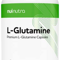 NUI NUTRA L-Glutamine Capsules Supplement 800mg Per Serving, 150 Capsules - Amino Acid to Promote Muscle Recovery