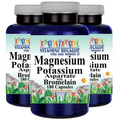 Magnesium Potassium Aspartate and Bromelain 3X180 Caps by Vitamins Because