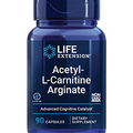Life Extension Acetyl-L-Carnitine Arginate - Advanced Amino Acid Carnitine Supplement for Memory, Cognition, Cell Energy & Brain Health Support – Gluten-Free, Non-GMO – 90 Capsules