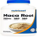 Nutricost Maca Root 750mg, 180 Capsules - 180 Servings, Non-GMO, Gluten Free