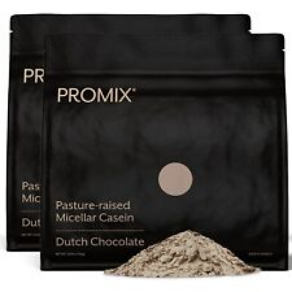 Promix Casein Protein Powder, Chocolate, 5lb Bulk - Grass-Fed & 100% All Natural