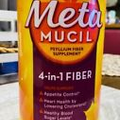 Meta Mucil 4 in 1 Fiber 72 Ct Orange Flavor NET WT 30.4Oz Exp. 4/25 Real Sugar
