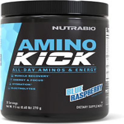 NutraBio Amino Kick - 25g in Each Serving -BCAA's, Electrolytes for...