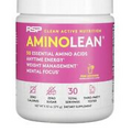 RSP Nutrition, AminoLean, Essential Amino Acids + Anytime Energy, Pink Lemonade