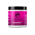 SIX Nutrition Hydra Energy + Electrolytes Drink Mix, Raspberry, 30 Servings, (20 Ounce Servings). One Canister Makes 600 Ounces of Delightful Energy!