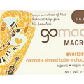 GoMacro MacroBar, Organic Vegan Protein Bar, Coconut, Almond Butter + Chocolate Chips, 2.3 Ounce