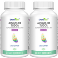 Sharoaid TUDCA Liver Support Supplements 1200 mg-Third Party Tested-Bile Salts for Liver Detox Cleanse-High Strength Formula-Vegan Capsules for Liver,Gallbladder,Kidney Health,2 Bottle-120 Capsules
