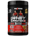 Six Star Whey Protein Powder Whey Protein Plus | Whey Protein Isolate & Peptides | Lean Protein Powder for Muscle Gain | Muscle Builder for Men & Women | Chocolate, 2 lbs (Package May Vary)
