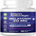Nature's Perfect Night | Melatonin 20mg | 180 Quick Dissolve Tablets | Natural.