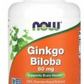 NOW FOODS GINKGO BILOBA 60 mg 240 caps Ginkgo
